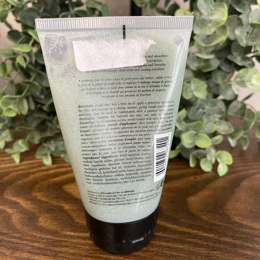 NEW Philosophy Footnotes Energizing Foot Scrub